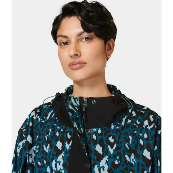 Merrell Femme Ascend Whisper Anorak X Sweaty Betty - Voir tout BlueBrushstrokeLeopard/Black Online