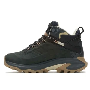 Merrell Femme Moab Speed 2 Leather Mid Waterproof - Voir Tout Black Clearance