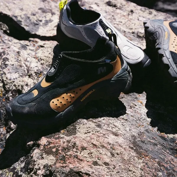 Merrell Femme Moc Speed Streak Evo 1TRL X Nicole McLaughlin - Voir Tout Black/Amber Online