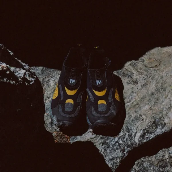 Merrell Femme Moc Speed Streak Evo 1TRL X Nicole McLaughlin - Voir Tout Black/Amber Online