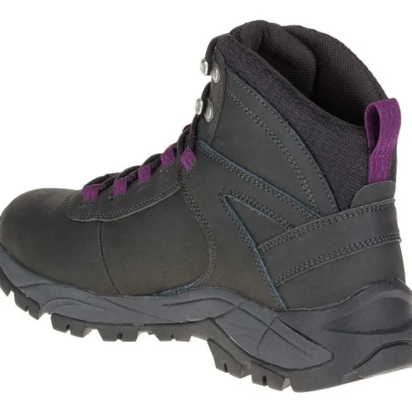 Merrell Femme Vego Mid Leather Waterproof - Voir Tout Black/Gloxinia Hot